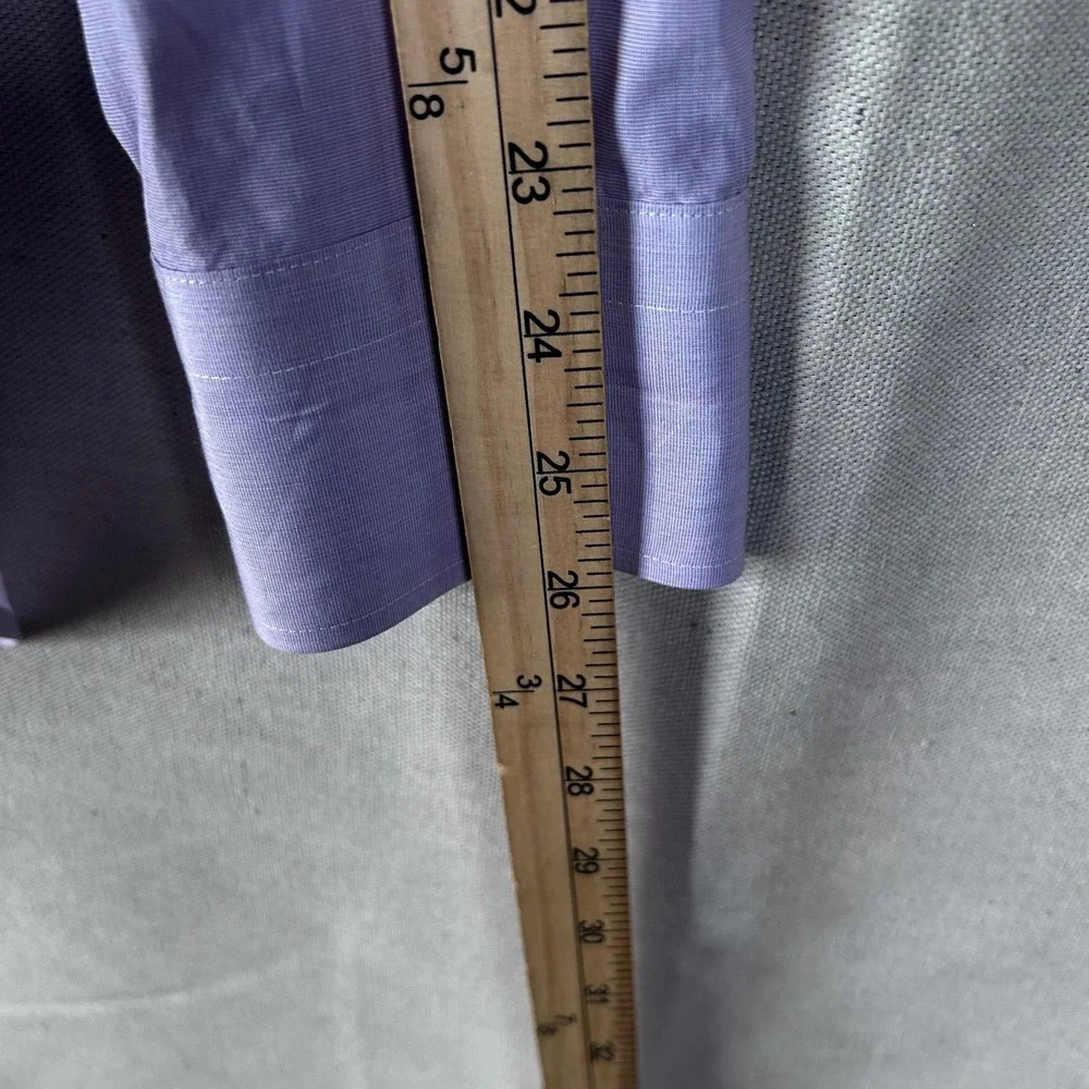 J.Crew Ludlow Dress Shirt Men Medium Purple 120s 2-Ply Cotton Button Down Pocket
